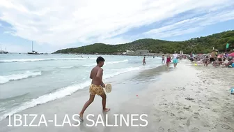 IBIZA Beach Spain Summer -Las Salines Holiday in Top Ibiza Beach Walking 4K TV (reupload)