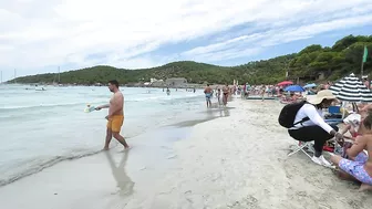 IBIZA Beach Spain Summer -Las Salines Holiday in Top Ibiza Beach Walking 4K TV (reupload)