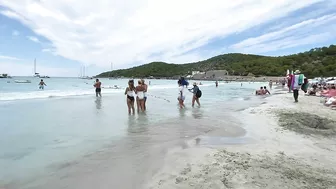 IBIZA Beach Spain Summer -Las Salines Holiday in Top Ibiza Beach Walking 4K TV (reupload)