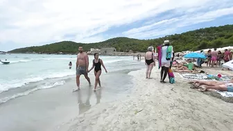 IBIZA Beach Spain Summer -Las Salines Holiday in Top Ibiza Beach Walking 4K TV (reupload)