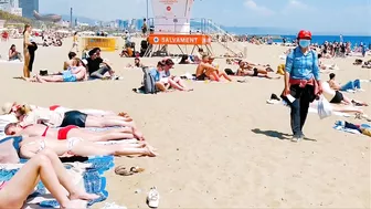 Barcelona beach walk 2022 / beach Sant Miquel ????????????️Spain best beaches