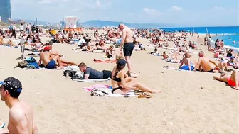 Barcelona beach walk 2022 / beach Sant Miquel ????????????️Spain best beaches