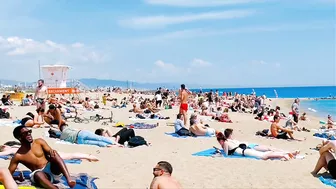 Barcelona beach walk 2022 / beach Sant Miquel ????????????️Spain best beaches