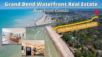 FOR SALE: Waterfront Grand Bend Real Estate | Steps to Grand Bend Beach | Renovated Riverfront Condo