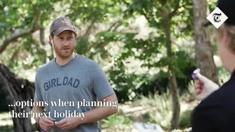 Prince Harry takes part TV skit to promote his new sustainable travel company