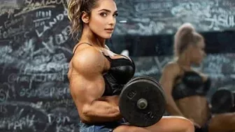 FEMALE BODYBUILDING  - VIKA PIGRIBNYAK, AMAZING FITNESS MODELS #fitness