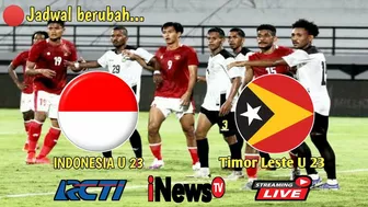 Jadwal timnas indonesia u 23 vs timor Leste sea games 2022 || live streaming Timnas u23 hari ini