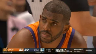 Chris Paul fouls out with 9 minutes left in game 4 vs Mavs ????