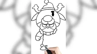 How To Draw Reindeer Nita | Reindeer Nita Drawing and Coloring | Brawl Stars