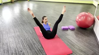 Legs Stretch exercise. Stretching Contortion and Gymnastics