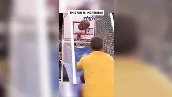 The most impressive thing a NBA fan has ever done!