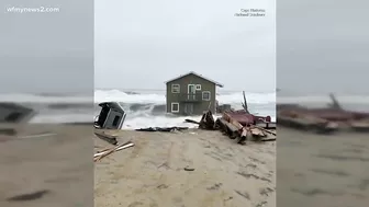 Outer Banks flooding due to beach erosion