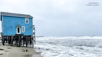 Outer Banks flooding due to beach erosion