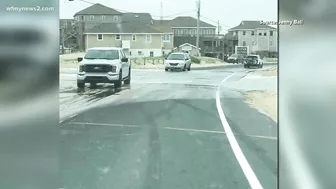 Outer Banks flooding due to beach erosion