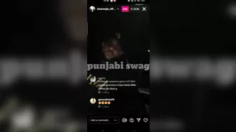 Karan aujla New instagram live today | Karan aujla live reply to sidhu moose wala | Gangsta song |