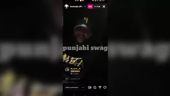 Karan aujla New instagram live today | Karan aujla live reply to sidhu moose wala | Gangsta song |