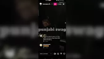 Karan aujla New instagram live today | Karan aujla live reply to sidhu moose wala | Gangsta song |