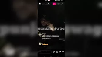 Karan aujla New instagram live today | Karan aujla live reply to sidhu moose wala | Gangsta song |