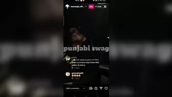 Karan aujla New instagram live today | Karan aujla live reply to sidhu moose wala | Gangsta song |