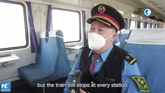 GLOBALink | Slow-speed trains facilitate people's travel in China's Xinjiang