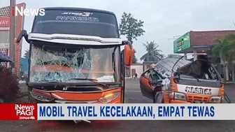 Empat Orang Tewas dalam Kecelakaan Mobil Travel di Jalur Pantura Subang #iNewsPagi 11/05