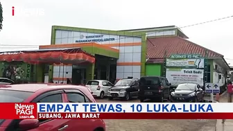 Empat Orang Tewas dalam Kecelakaan Mobil Travel di Jalur Pantura Subang #iNewsPagi 11/05