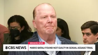 Celebrity chef Mario Batali found not guilty in sexual misconduct trial