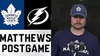 Auston Matthews RD 1 GM 5 Post Game | Toronto Maple Leafs vs. Tampa Bay Lightning | May 10, 2022