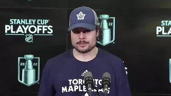 Auston Matthews RD 1 GM 5 Post Game | Toronto Maple Leafs vs. Tampa Bay Lightning | May 10, 2022