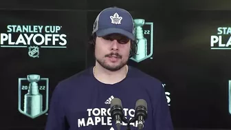 Auston Matthews RD 1 GM 5 Post Game | Toronto Maple Leafs vs. Tampa Bay Lightning | May 10, 2022