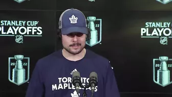 Auston Matthews RD 1 GM 5 Post Game | Toronto Maple Leafs vs. Tampa Bay Lightning | May 10, 2022