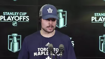 Auston Matthews RD 1 GM 5 Post Game | Toronto Maple Leafs vs. Tampa Bay Lightning | May 10, 2022