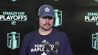 Auston Matthews RD 1 GM 5 Post Game | Toronto Maple Leafs vs. Tampa Bay Lightning | May 10, 2022