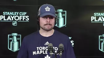 Auston Matthews RD 1 GM 5 Post Game | Toronto Maple Leafs vs. Tampa Bay Lightning | May 10, 2022