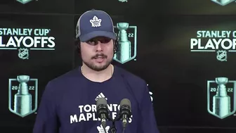 Auston Matthews RD 1 GM 5 Post Game | Toronto Maple Leafs vs. Tampa Bay Lightning | May 10, 2022