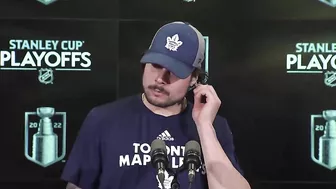 Auston Matthews RD 1 GM 5 Post Game | Toronto Maple Leafs vs. Tampa Bay Lightning | May 10, 2022