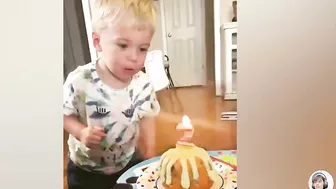 Funny Babies Blowing Candle - Blowing Out the Candles Compilation || Cute Planets