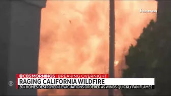 Wildfire near Laguna Beach destroys more than 20 homes