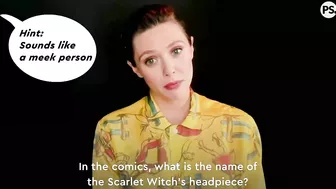 Elizabeth Olsen Takes the Scarlet Witch Quiz | POPSUGAR Pop Quiz