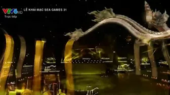 Rồng vàng bay lượn tại sân khấu lễ khai mạc SEA Games 31 | VTV24