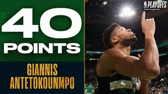 Giannis's 6th 40 PTS Career Playoff Game ????