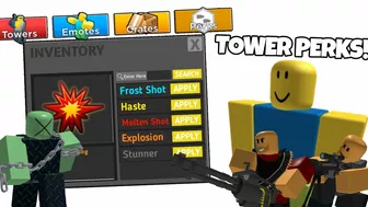 If They Add Tower Perks System  (TDS Memes) - Roblox