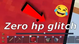 Zero Health Glitch (Roblox bedwars)