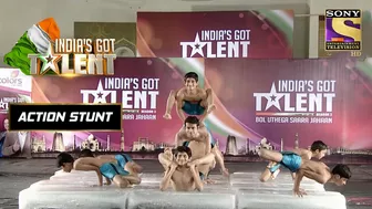 बर्फ़ पर इस Group के Yoga Poses ने किया सभी को Shock! | India's Got Talent Season 3 | Action Stunt