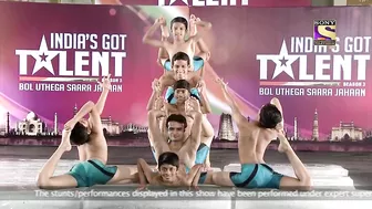 बर्फ़ पर इस Group के Yoga Poses ने किया सभी को Shock! | India's Got Talent Season 3 | Action Stunt