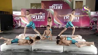 बर्फ़ पर इस Group के Yoga Poses ने किया सभी को Shock! | India's Got Talent Season 3 | Action Stunt