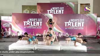 बर्फ़ पर इस Group के Yoga Poses ने किया सभी को Shock! | India's Got Talent Season 3 | Action Stunt