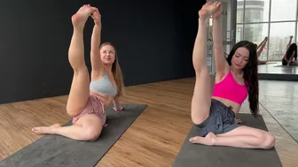 Spirituality yoga & gymnastics - Lera & Polina