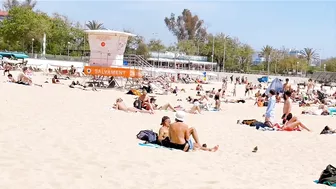 Beach Nova Icaria/ Barcelona beach walk 2022????????????Spain best beaches