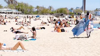 Beach Nova Icaria/ Barcelona beach walk 2022????????????Spain best beaches